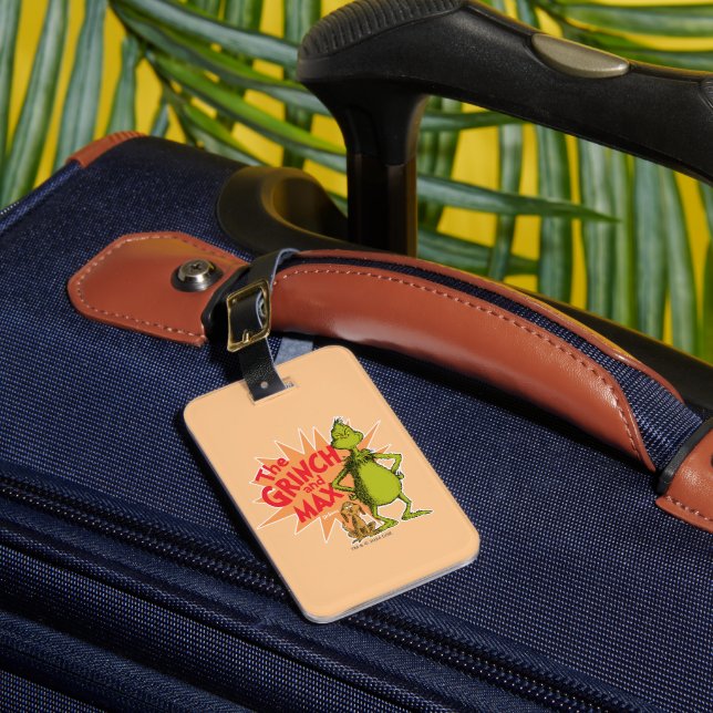 Grinch | Grinch & Max Starburst Luggage Tag (Front Insitu 1)