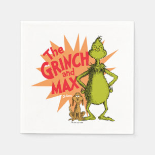 Grinch Grinch & Max Starburst Napkins