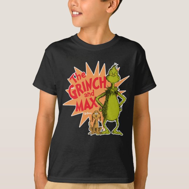Grinch | Grinch & Max Starburst T-Shirt (Front)