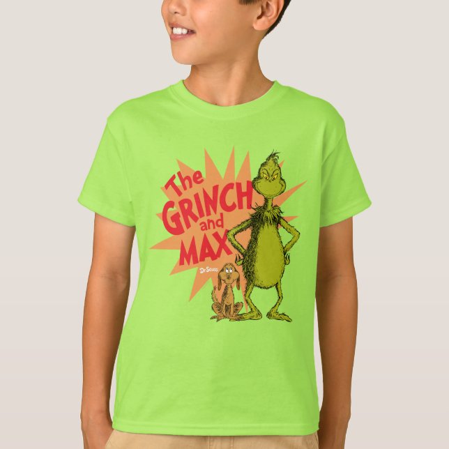 Grinch | Grinch & Max Starburst T-Shirt (Front)