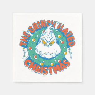 Grinch Hated Christmas Napkins