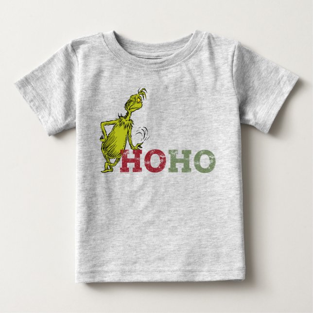 Grinch | Ho Ho Ho Baby T-Shirt (Front)