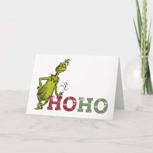 Grinch | Ho Ho Ho Card (Front)