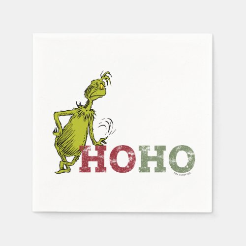 Grinch  Ho Ho Ho Napkins