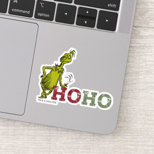 Grinch  Ho Ho Ho Sticker