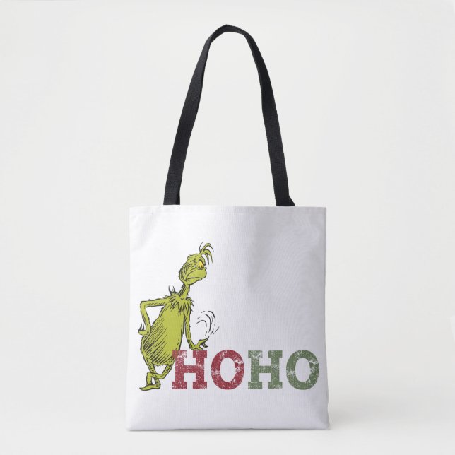 Grinch | Ho Ho Ho Tote Bag (Front)