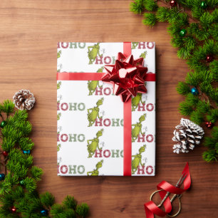 Grinch   Ho Ho Ho Wrapping Paper