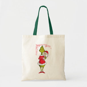 Grinch Holds Cindy Lou Who Tote Bag