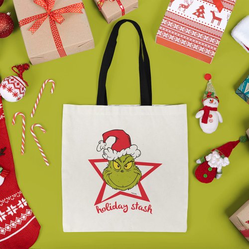 Grinch  Holiday Stash Tote Bag