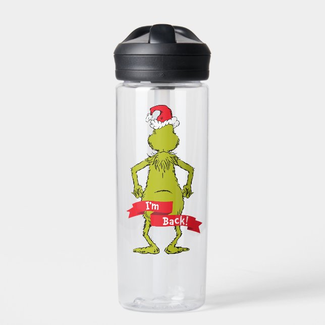 Grinch | I'm Back Water Bottle (Front)