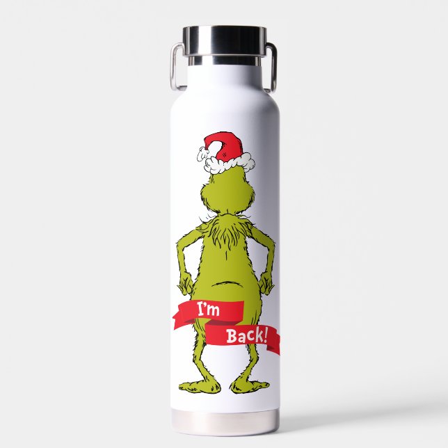 Grinch | I'm Back Water Bottle (Front)