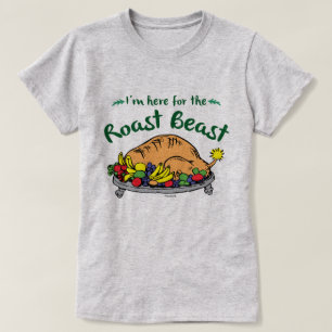 Grinch   I'm Here for the Roast Beast Quote T-Shirt