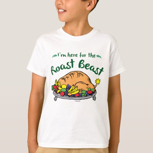 Grinch  Im Here for the Roast Beast Quote T_Shirt