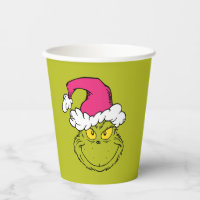 Grinch in Pink Santa Hat