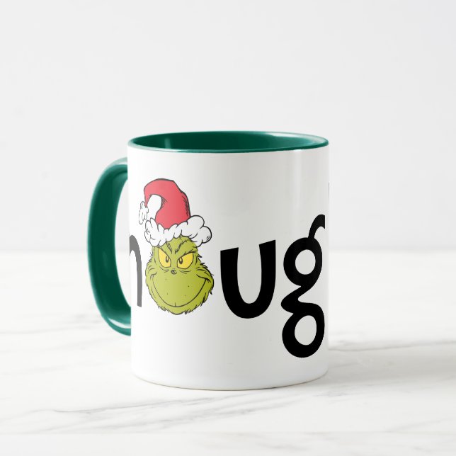 Grinch is Naughty Mug (Front Left)