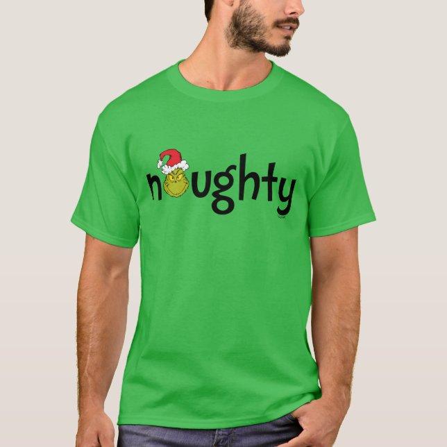 Grinch is Naughty T-Shirt (Front)