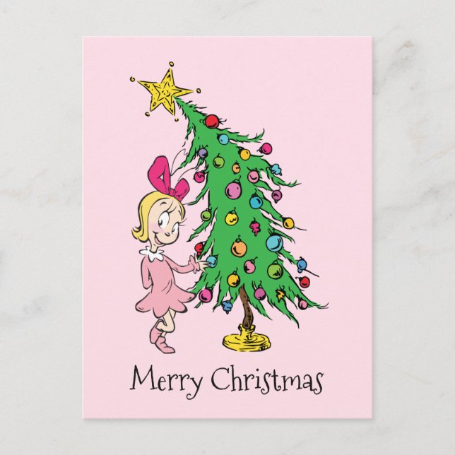 Grinch | I've Been Cindy-Lou Who Good Holiday Postcard (Front)