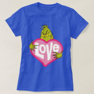 Grinch   Love Pink Heart T-Shirt