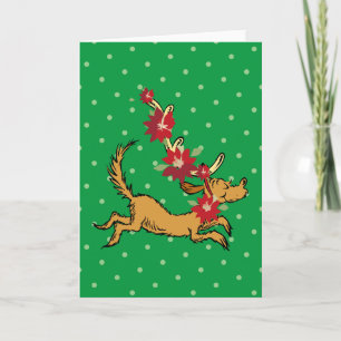 Grinch   Max Christmas Pointsettia Card