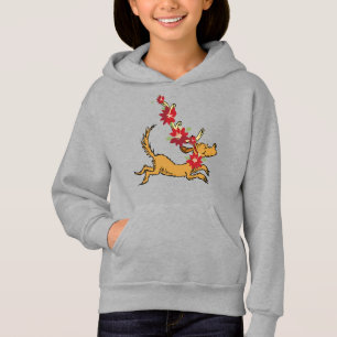 Grinch   Max Christmas Pointsettia Hoodie