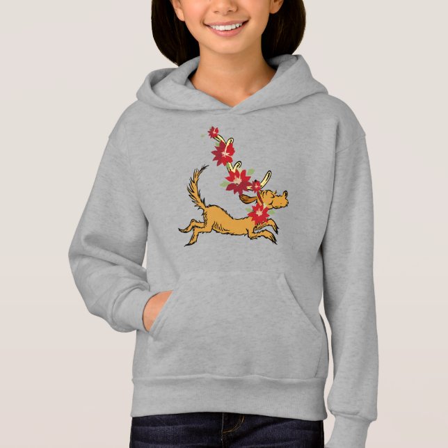 Grinch | Max Christmas Pointsettia Hoodie (Front)