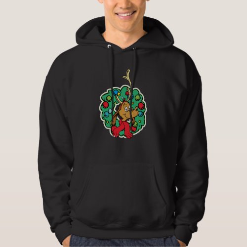 Grinch  Max Christmas Wreath Hoodie