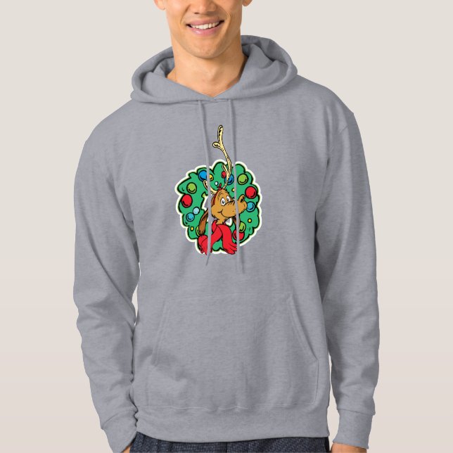 Grinch | Max Christmas Wreath Hoodie (Front)