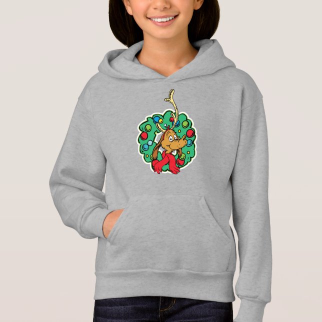 Grinch | Max Christmas Wreath Hoodie (Front)