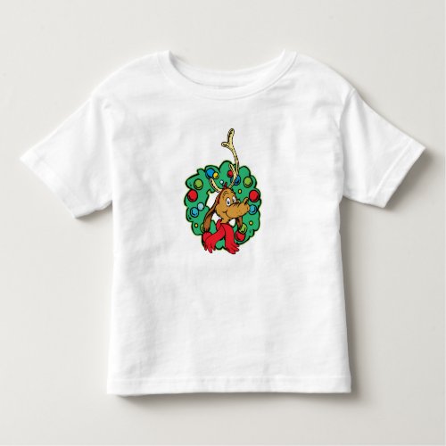 Grinch  Max Christmas Wreath Toddler T_shirt