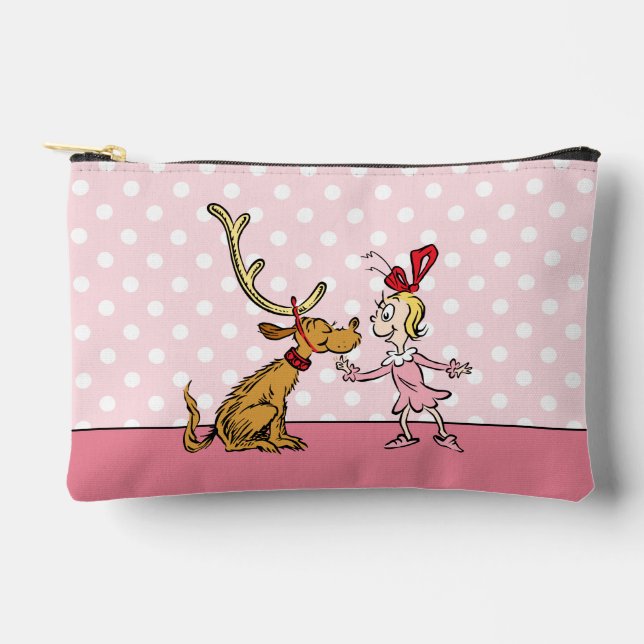 Grinch | Max & Cindy Lou Who Accessory Pouch (Front)