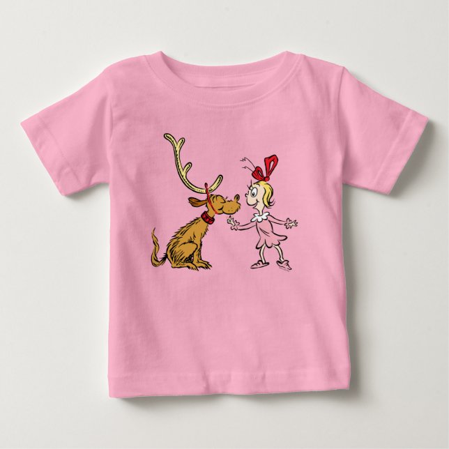 Grinch | Max & Cindy Lou Who Baby T-Shirt (Front)