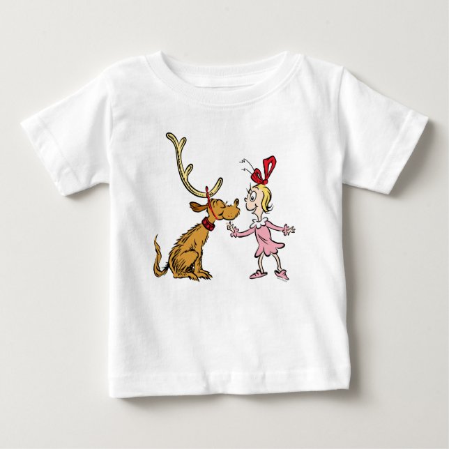 Grinch | Max & Cindy Lou Who Baby T-Shirt (Front)