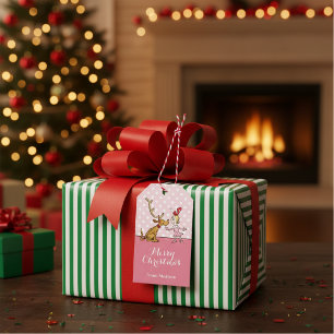 Grinch Max & Cindy Lou Who Gift Tags
