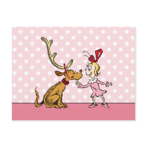 Grinch | Max & Cindy Lou Who Postcard