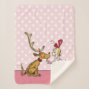 Grinch   Max & Cindy Lou Who Sherpa Blanket