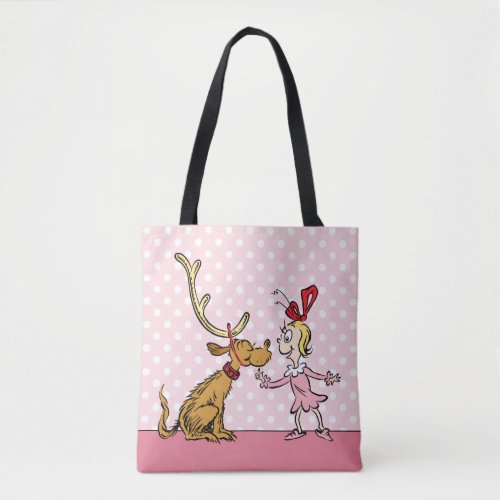 Grinch  Max  Cindy Lou Who Tote Bag