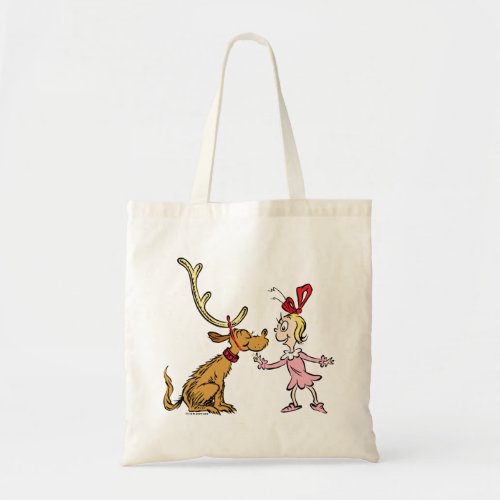 Grinch  Max  Cindy Lou Who Tote Bag