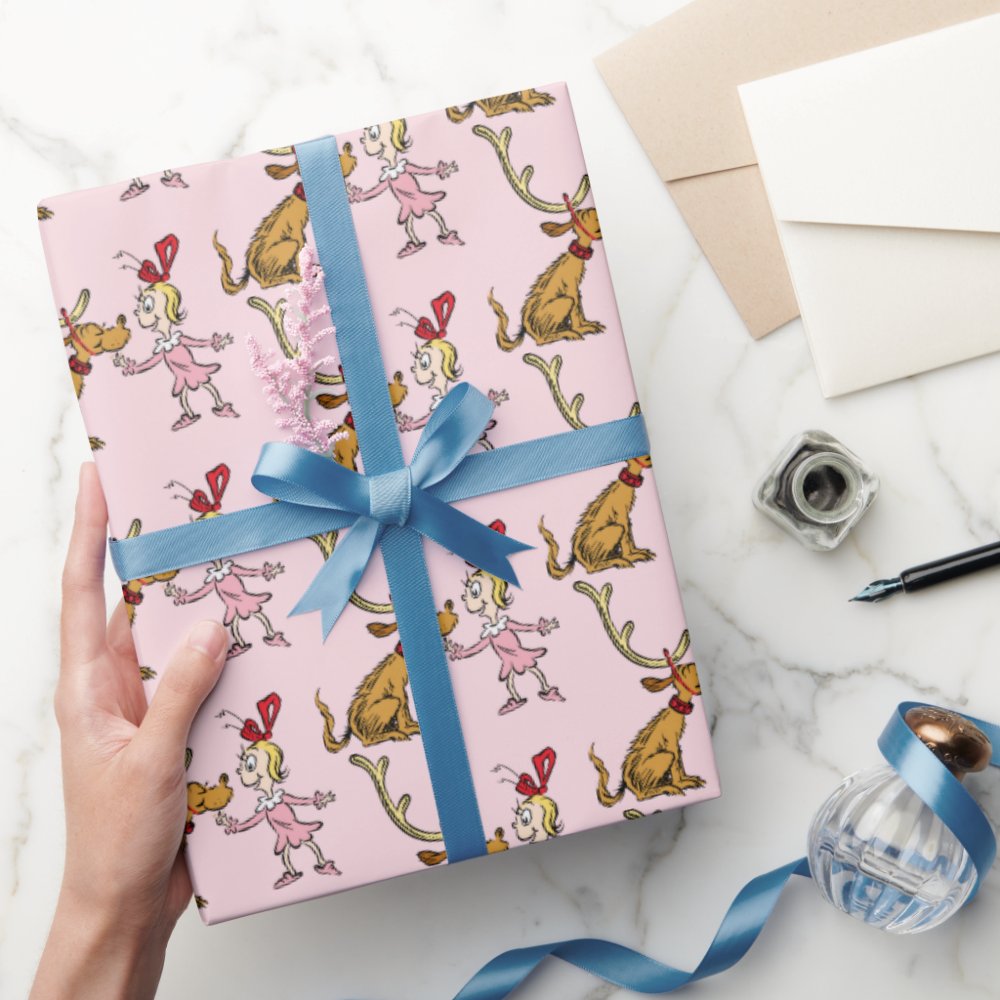 Disover Funny character | Max & Cindy Lou Who Wrapping Paper