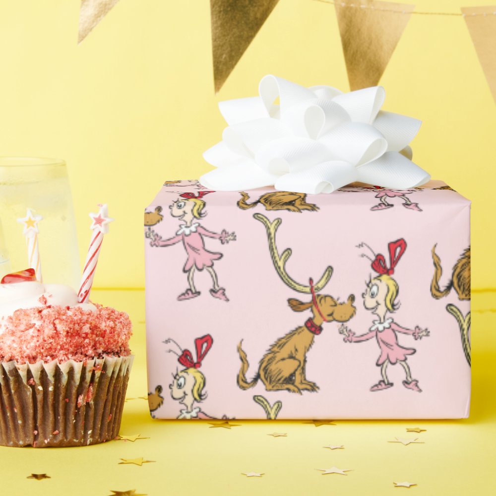 Disover Funny character | Max & Cindy Lou Who Wrapping Paper