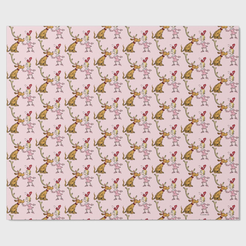 Discover Funny character | Max & Cindy Lou Who Wrapping Paper