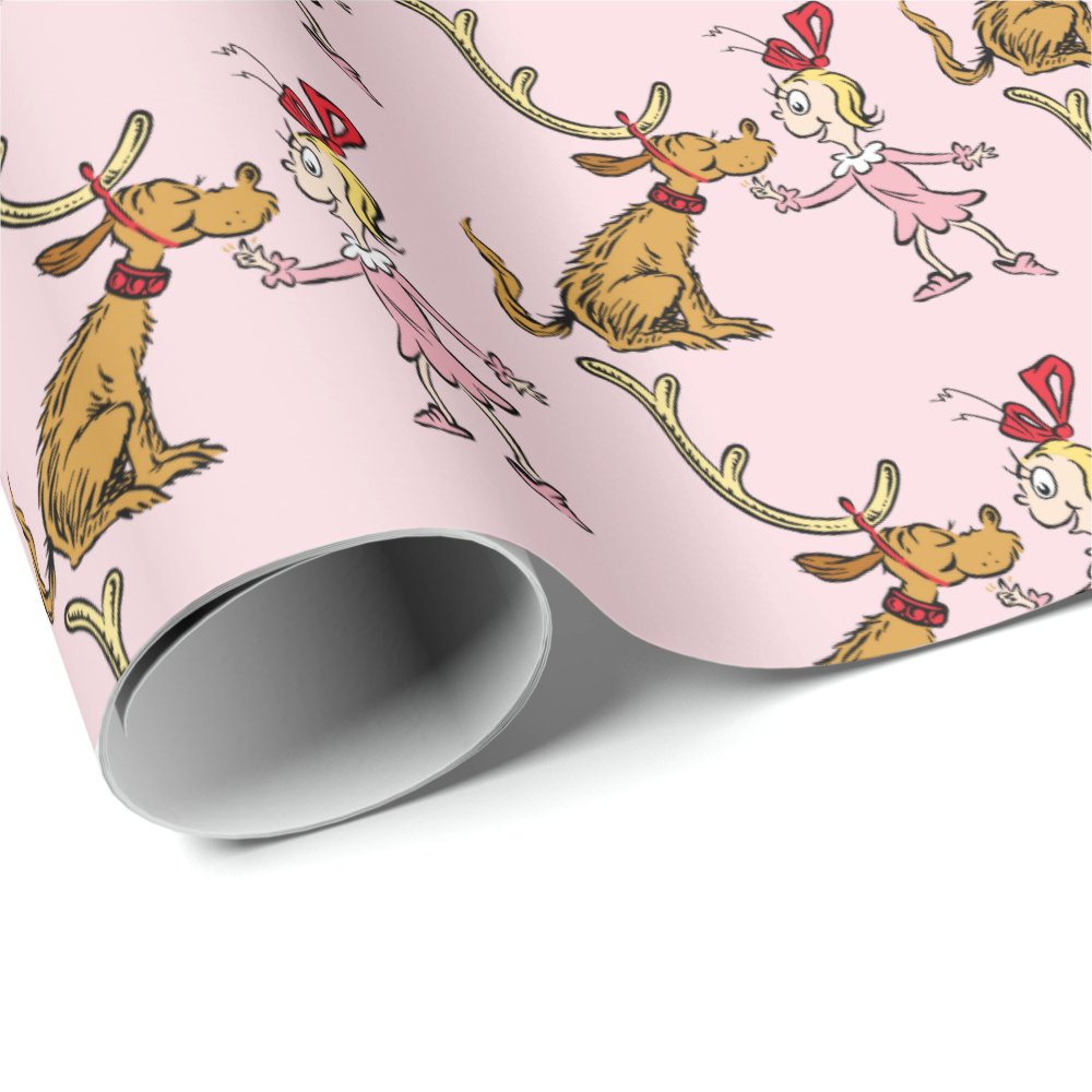 Discover Funny character | Max & Cindy Lou Who Wrapping Paper