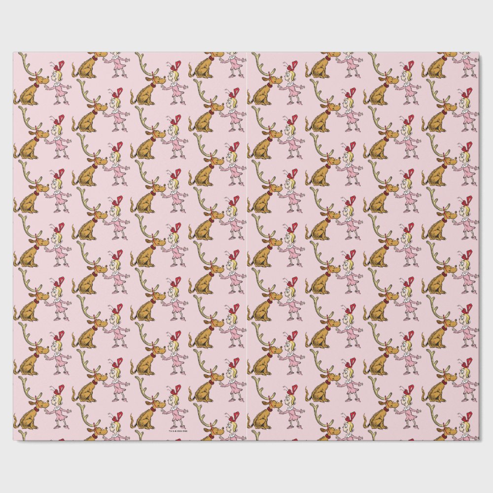 Discover Funny character | Max & Cindy Lou Who Wrapping Paper