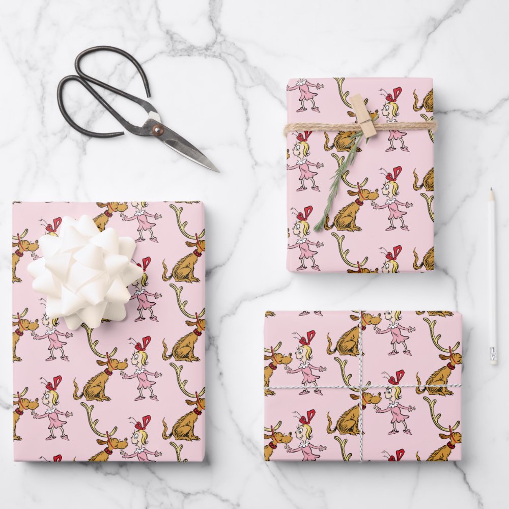 Disover Funny character | Max & Cindy Lou Who Wrapping Paper