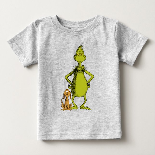 Grinch | Max & Grinch Stance Baby T-Shirt (Front)
