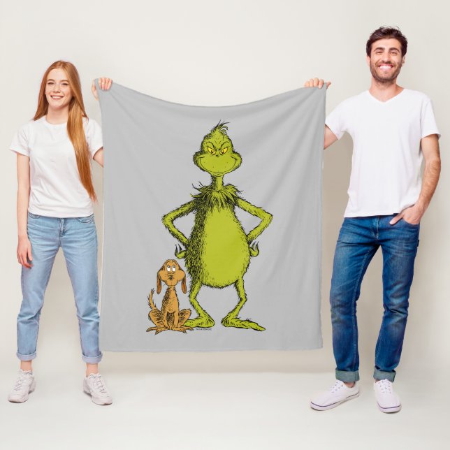 Grinch | Max & Grinch Stance Fleece Blanket (In Situ)