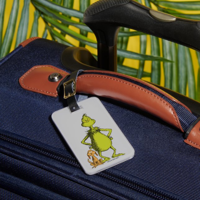 Grinch | Max & Grinch Stance Luggage Tag (Front Insitu 1)