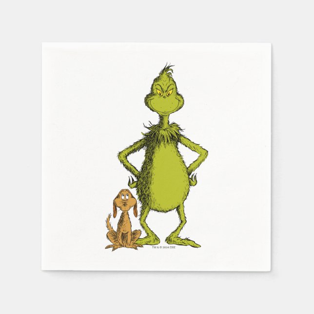 Grinch | Max & Grinch Stance Napkins (Front)