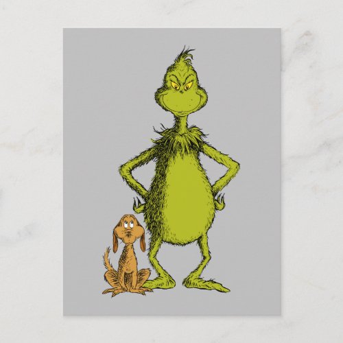 Grinch  Max  Grinch Stance Postcard