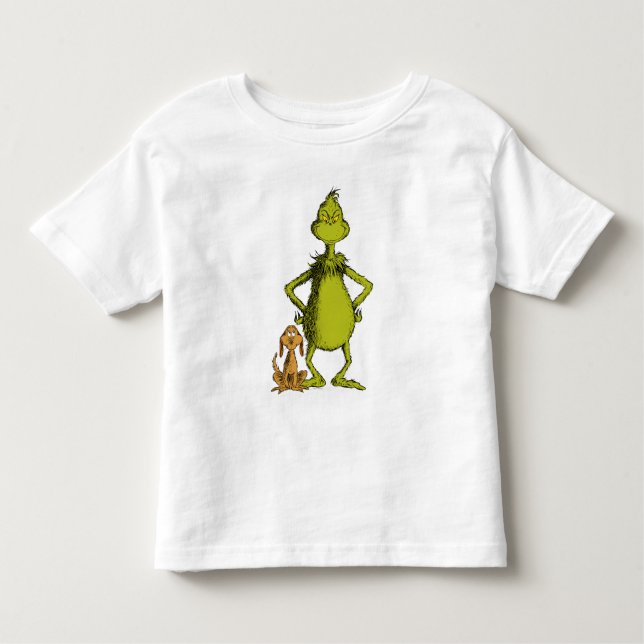 Grinch | Max & Grinch Stance Toddler T-shirt (Front)