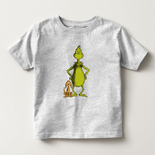 Grinch | Max & Grinch Stance Toddler T-shirt (Front)